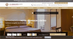 Desktop Screenshot of hotelgranadacentro.com
